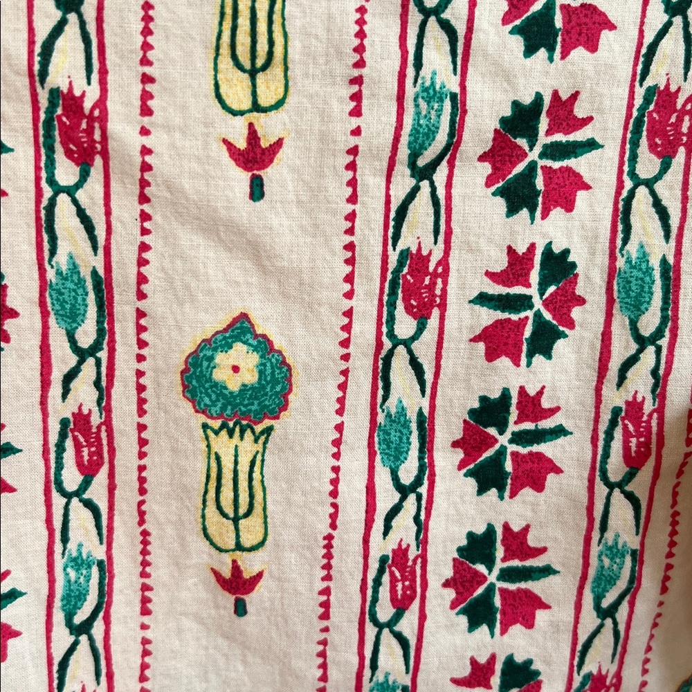 HAUTE HIPPIE India Bohemian Pull-On Straight Leg Cotton Pants Multi Printed L - Picture 11 of 16